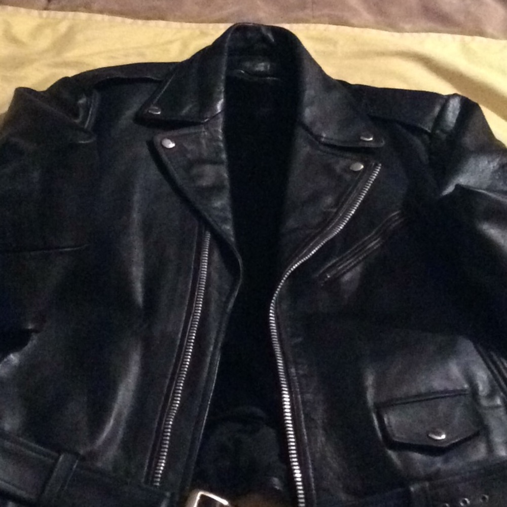 Leather jacket